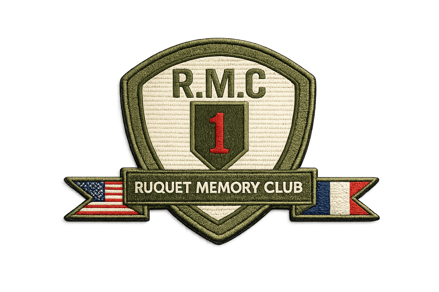 logo rmc brodé